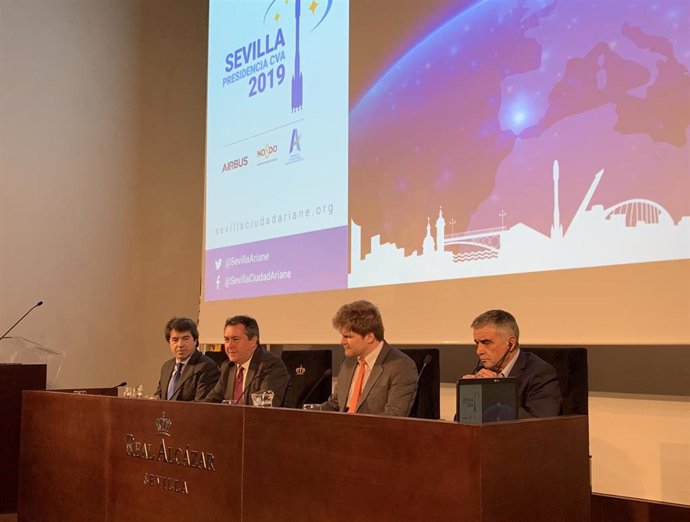 Acto en el que Sevilla ha asumido la Presidencia de Comunidad de Ciudades Ariane