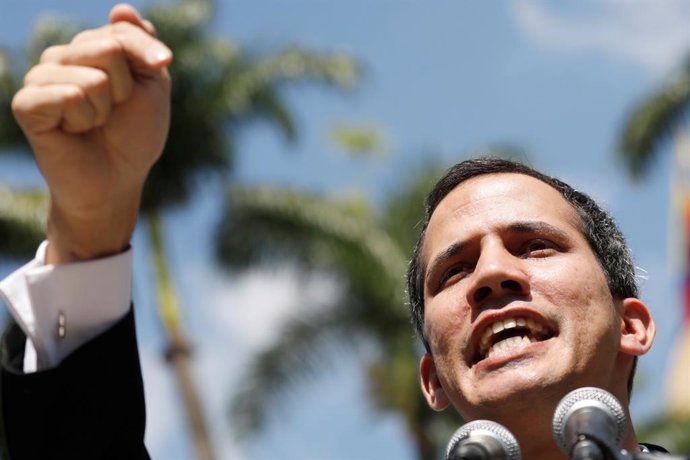 El presidente de la Asamblea Nacional de Venezuela, Juan Guaidó