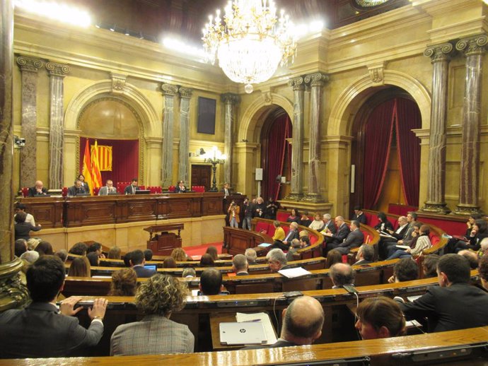 Ple del Parlament.