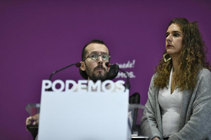 Rueda de prensa de Podemos tras el Consejo de Coordinación del partido