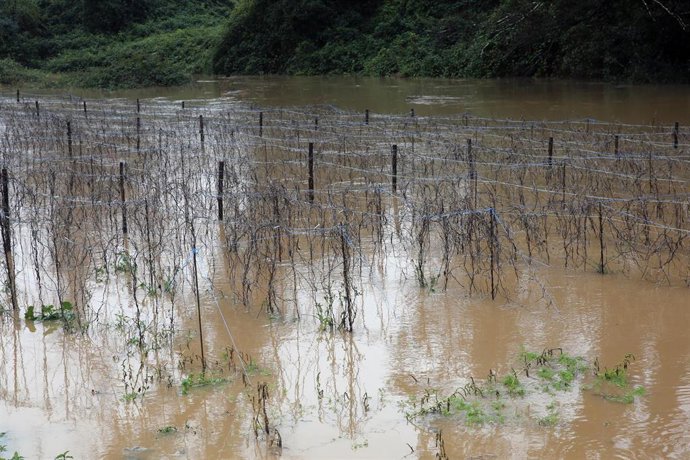 Temporal de lluvias en Asturias