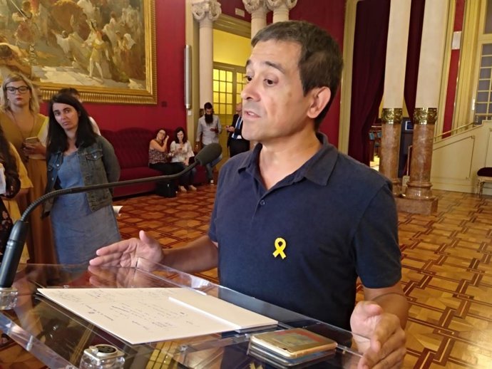 El portaveu de MÉS per Menorca, Nel Martí, en el Parlament