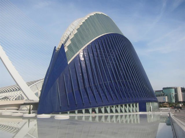 Ágora de la Ciudad de las Artes y las Ciencias de Valencia en una imagen de arc 