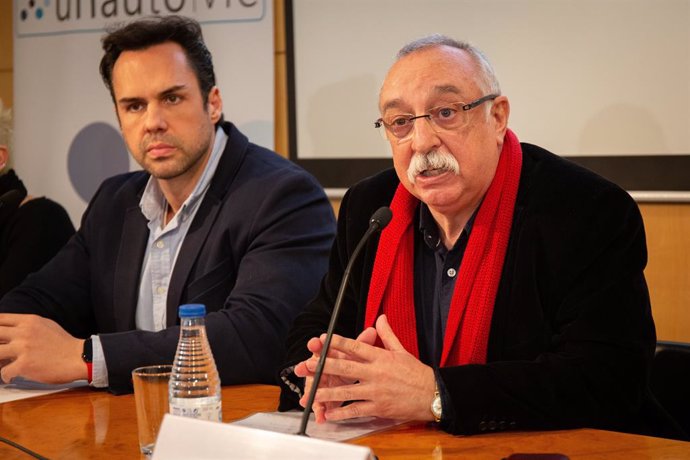 Eduardo Martín (president d'Unauto VTC) Josep María Goñi (pres. a Catalunya)