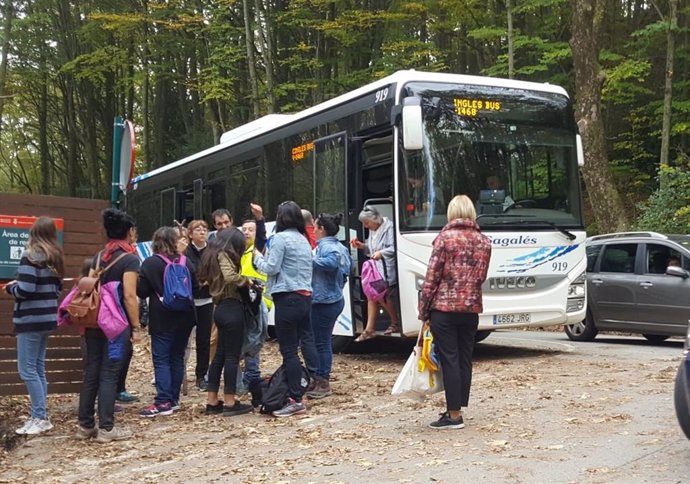 Autobús públic al Parc del Montseny
