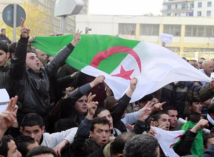 Protestas en Argelia (Archivo)