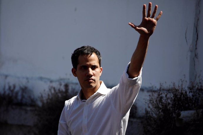 El presidente de la Asamblea Nacional de Venezuela, Juan Guaidó