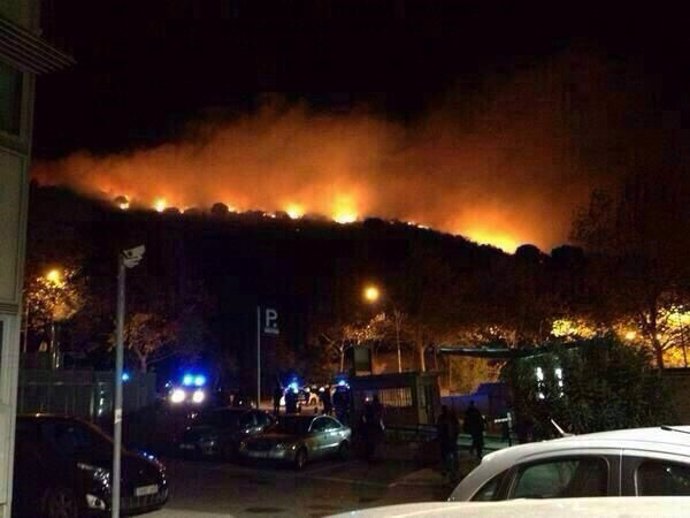 Incendio de Collserola