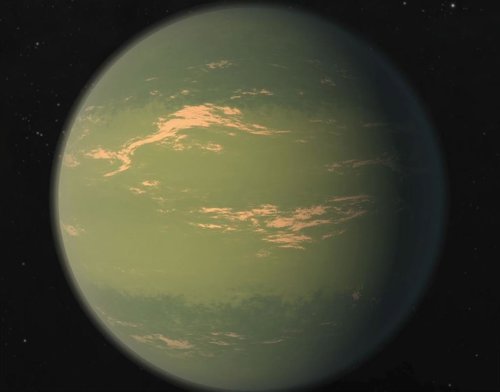 Recreación artística de TRAPPIST 1 g