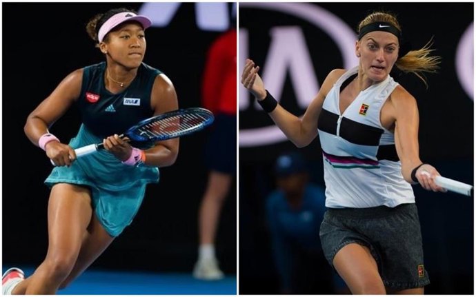 Naomi Osaka y Petra Kvitova, rivales en la final del Abierto de Australia