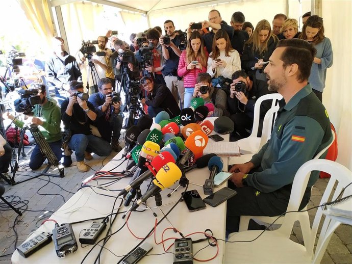 Jorge martín portavoz de la Guardia Civil de Málaga