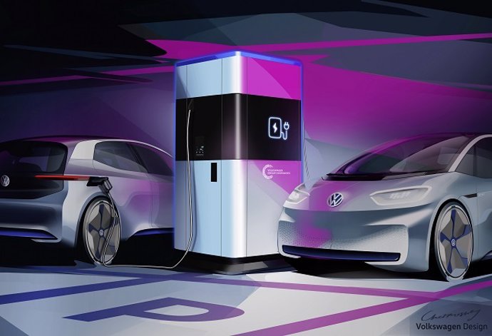 Estación de carga para vehículos eléctricos de Volkswagen