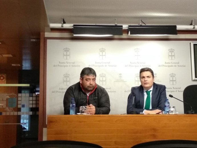 Amable Poladura y Pedro de Rueda.