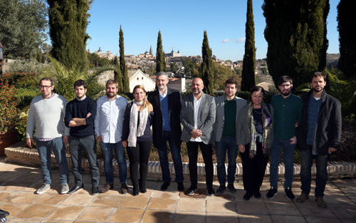 Diez secretarios generales autonómicos de Podemos acuden a la cita de Toledo, co