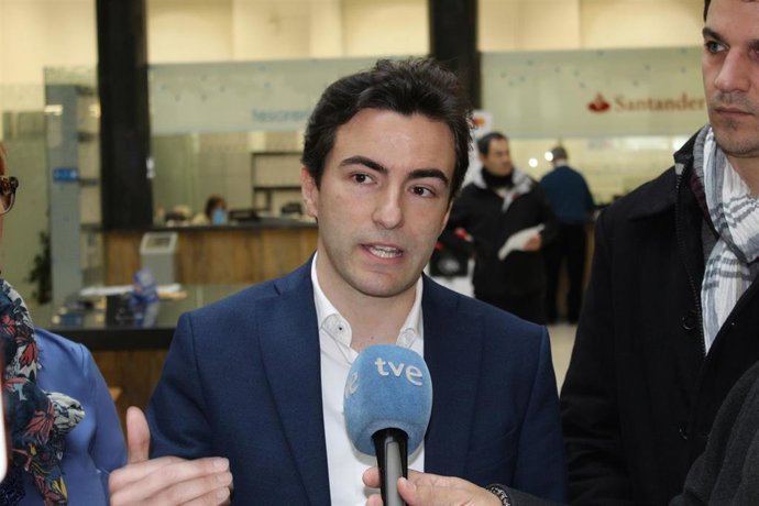 El portavoz del Grupo Socialista de Santander, Pedro Casares