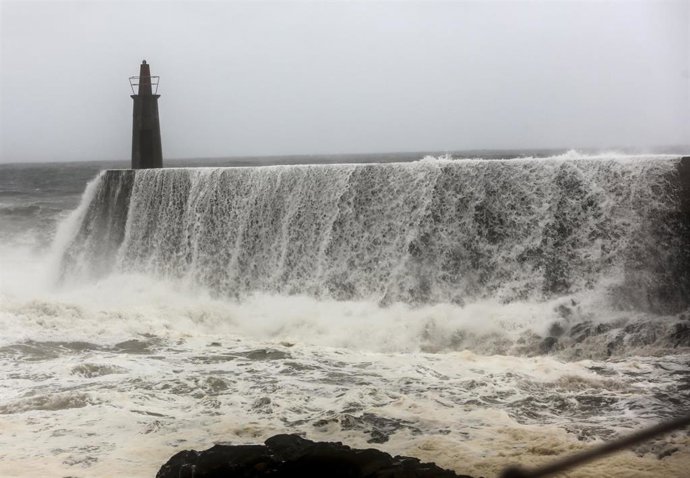 Temporal de lluvias en Asturias