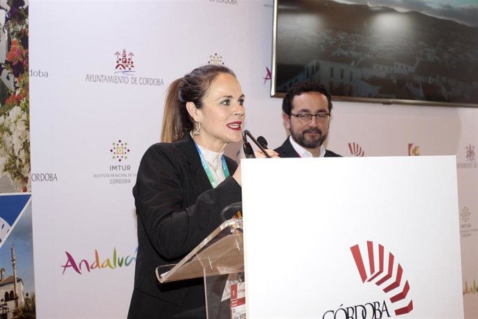 Barbero durante la presentación de Guadajoz -Campiña Este en Fitur