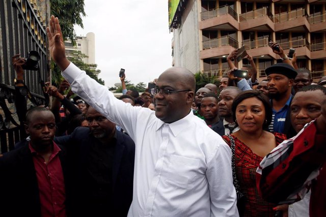 Félix Tshisekedi, ganador de las presidenciales en RDC