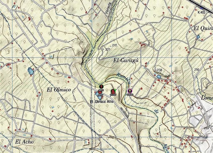 Lugar del incendio mostrado en un mapa