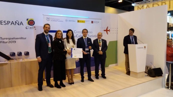 Jesús Pacheco recoge el galardón en Fitur