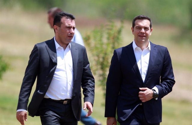Zoran Zaev y Alexis Tsipras