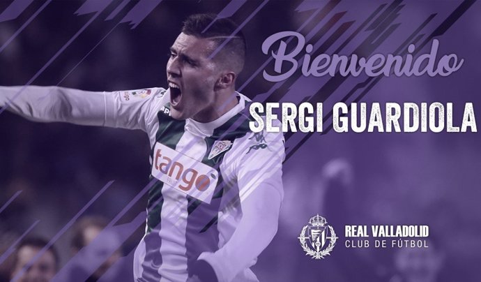 El Real Valladolid refuerza su ataque con el fichaje de Sergi Guardiola