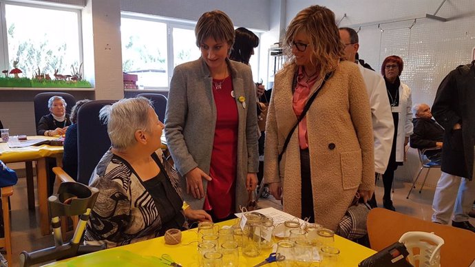 La consellera Alba Vergés visita l'Hospital Móra d'Ebre (Tarragona)