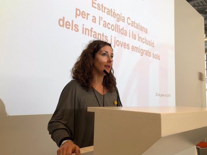 La secretria d'Infncia i Adolescncia de la Generalitat, Georgina Oliva