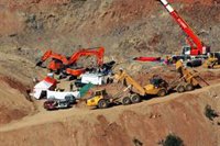 La galería horizontal para acceder a Julen supera los tres metros