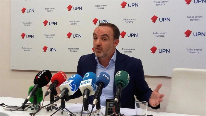 El presidente de UPN, Javier Esparza