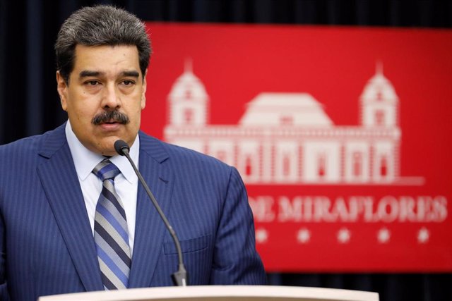 Nicolás Maduro en el Palacio de Miraflores