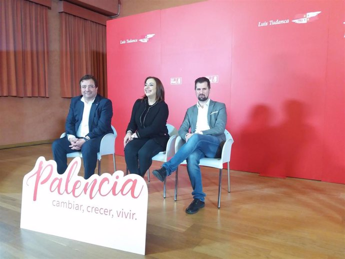 Palencia.- Fernández Vara, Andrés y Tudanca