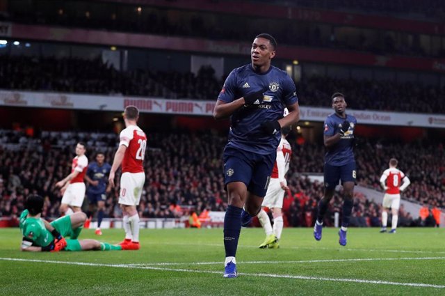Anthony Martial -  FA Cup Fourth Round - Arsenal v Manchester United - Emirates