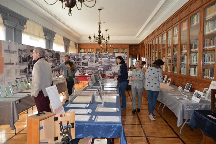 Exposición sobre la Estación Experimental de Aula Dei, ubicada en Zaragoza