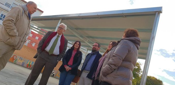 [Sevilla] Nota De Prensa Y Fotos Inversiones Colegios Distrito Sur
