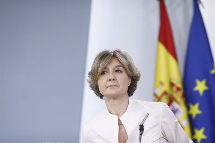 Isabel García Tejerina en la rueda de prensa tras el Consejo de Ministros