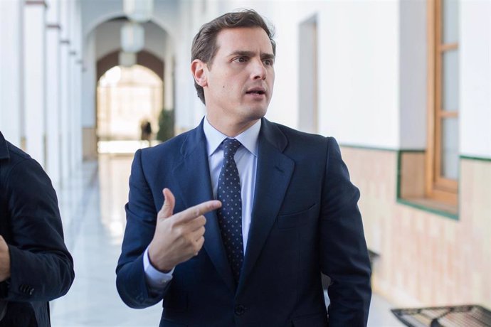 El presidente de Ciudadanos (Cs), Albert Rivera se reúne con los consejeros de C