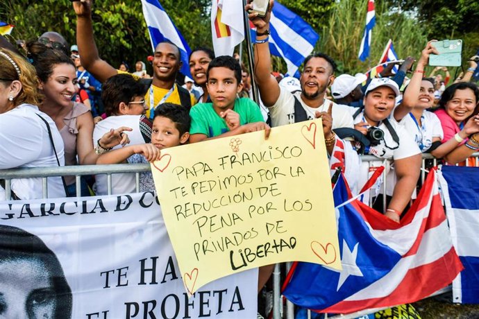 Pope arrives in Panama for World Youth Day