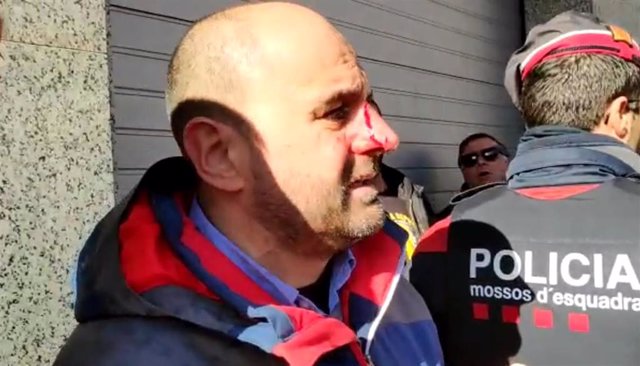 El concejal de Cs en Blanes (Girona) Sergio Atalaya ha resultado herido en Torro