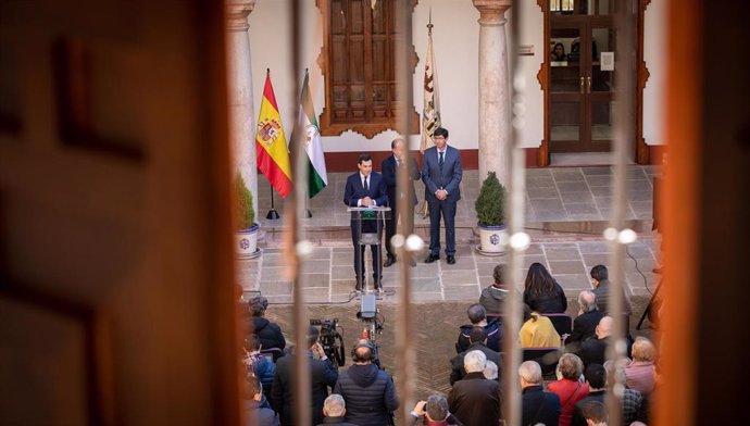 Rueda de prensa de Juanma Moreno posterior al Consejo de Gobierno