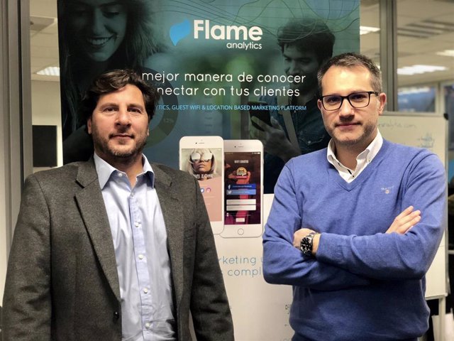 Responsables de la empresa asturiana Flame analytics