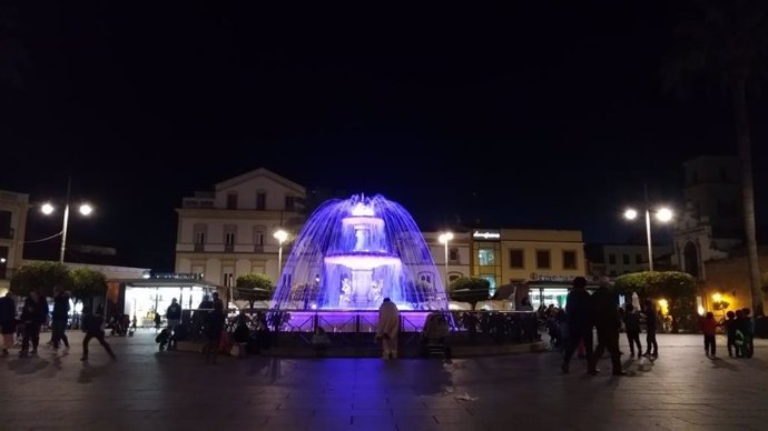 Remodelación de la fuente ornamental de la plaza de España de Mérida