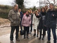 Zuloaga asegura que el Gobierno no va a dejar sola a Cantabria ante las inundaciones