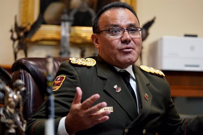El agregado de Defensa de Venezuela en Estados Unidos, el coronel José Luis Silv