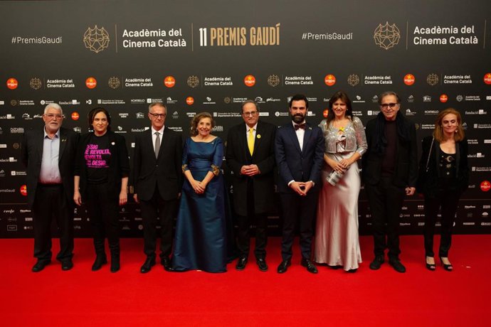 Foto de familia de los XI Premis Gaudí