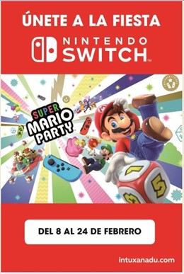 Evento Nintendo Switch en intu Xanadú
