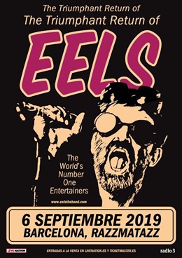 Eels actuar a la sala Razzmatazz de Barcelona el 6 de setembre