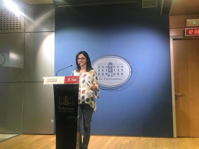 La portaveu del PSIB en el Parlament, Maria Jose Camps