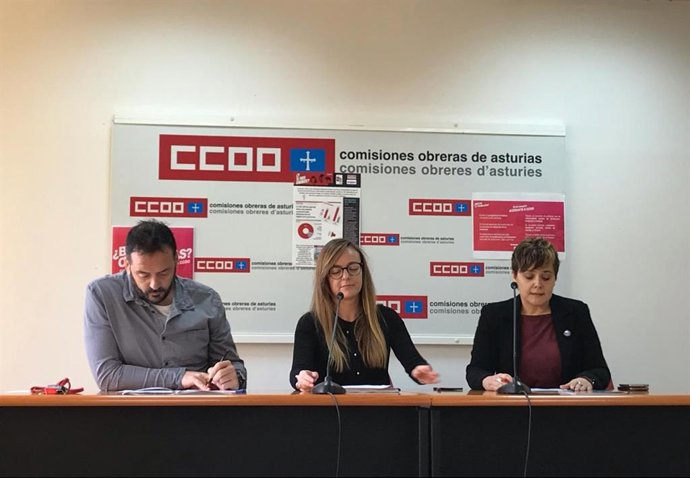 Gerardo L. Argüelles, Ana María Rodríguez y Cristina Álvarez.