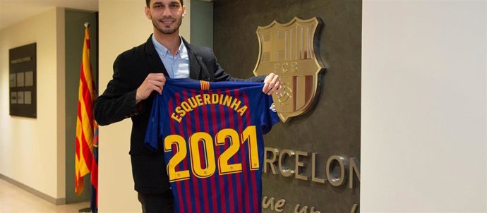 El jugador del Bara Lassa Esquerdinha